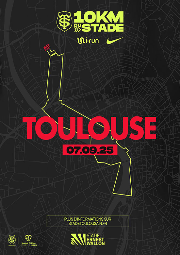 Affiche des 10km du Stade Toulousain