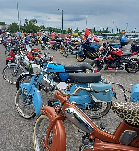 Photo de mobylette lors du Toulouse Mob Tour 2025